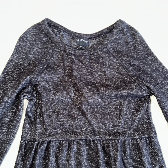 ART CLASS Dark Gray Tiered Long Sleeve Dress Girls Size 6/6X - Picture 4 of 7